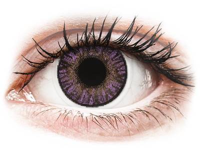 Purple Amethyst contact lenses - FreshLook ColorBlends - Power