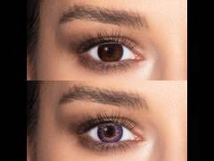 Purple Amethyst contact lenses - FreshLook ColorBlends (2 monthly coloured lenses)