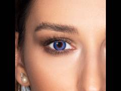 Blue contact lenses - FreshLook ColorBlends - Power (2 monthly coloured lenses)