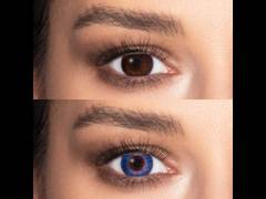 Blue contact lenses - FreshLook ColorBlends (2 monthly coloured lenses)