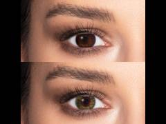 Green contact lenses - FreshLook ColorBlends - Power (2 monthly coloured lenses)