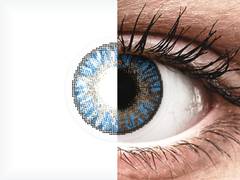 True Sapphire contact lenses - FreshLook ColorBlends - Power (2 monthly coloured lenses)