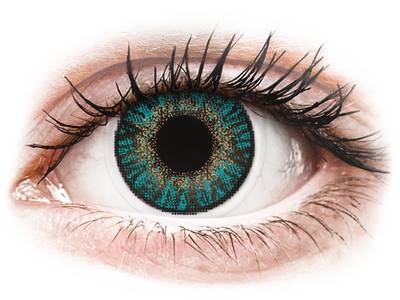 Turquoise contact lenses - FreshLook ColorBlends (2 monthly coloured lenses)