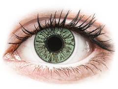 Green contact lenses - FreshLook Colors - Power (2 monthly coloured lenses)