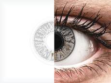 Misty Gray contact lenses - FreshLook Colors - Power (2 monthly coloured lenses)