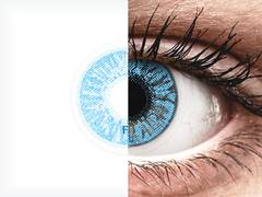 Sapphire Blue contact lenses - FreshLook Colors - Power (2 monthly coloured lenses)