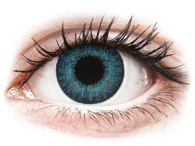 Brilliant Blue contact lenses - natural effect - power - Air Optix (2
monthly coloured lenses)