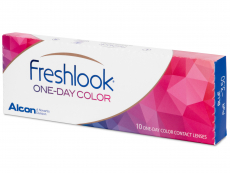 Blue contact lenses - FreshLook One Day Color - Power (10 daily coloured lenses)