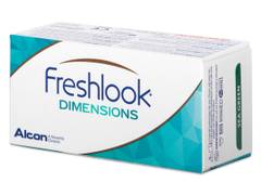 Carribean Aqua contact lenses - FreshLook Dimensions - Power (6 monthly coloured lenses)