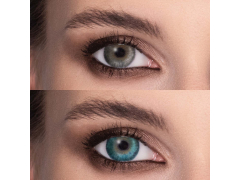 Carribean Aqua contact lenses - FreshLook Dimensions - Power (6 monthly coloured lenses)