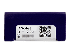 Violet contact lenses - power - TopVue Color (2 monthly coloured lenses)