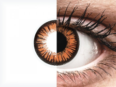Orange Twilight contact lenses - ColourVue Crazy (2 daily coloured lenses)