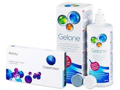 Biofinity Toric (6 lenses) + Gelone Solution 360 ml