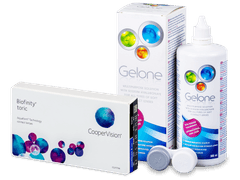 Biofinity Toric (6 lenses) + Gelone Solution 360 ml