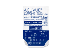 Acuvue Oasys 1-Day with HydraLuxe for Astigmatism (30 lenses)