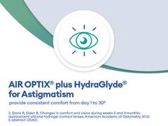 Air Optix plus HydraGlyde for Astigmatism (3 lenses)