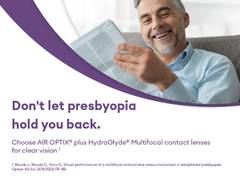 Air Optix plus HydraGlyde Multifocal (6 lenses)