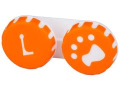 Lens Case Paw orange