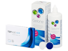 TopVue Air (6 lenses) + Gelone Solution 360 ml
