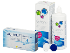 Acuvue Oasys (12 lenses) + Gelone Solution 360 ml