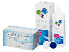 Acuvue Oasys (24 lenses) + Gelone Solution 360 ml