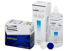 PureVision Multi-Focal (6 lenses) + Laim Care Solution 400 ml