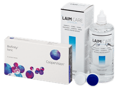 Biofinity Toric (6 lenses) + Laim Care Solution 400 ml