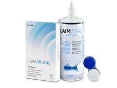 Clear All-Day (6 lenses) + Laim Care Solution 400 ml