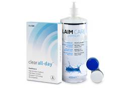 Clear All-Day (6 lenses) + Laim Care Solution 400 ml