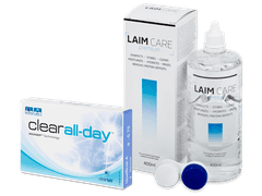 Clear All-Day (6 lenses) + Laim Care Solution 400 ml