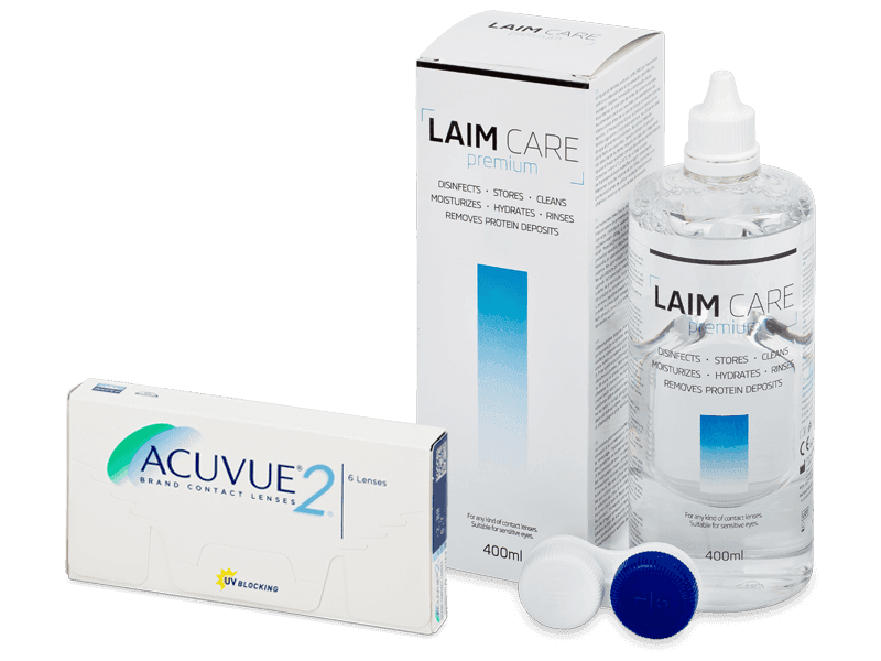 Acuvue 2 (6 lenses) + Laim Care Solution 400 ml