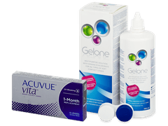 Acuvue Vita (6 lenses) + Gelone Solution 360 ml