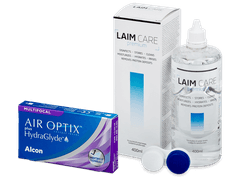 Air Optix plus HydraGlyde Multifocal (6 lenses) + Laim-Care Solution 400 ml