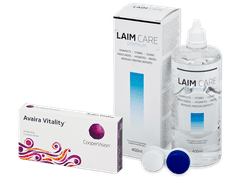 Avaira Vitality (3 lenses) + Laim-Care Solution 400 ml