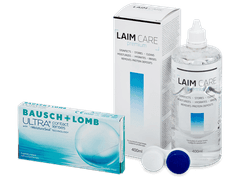 Bausch + Lomb ULTRA (3 lenses) + Laim-Care Solution 400 ml