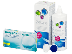 Bausch + Lomb ULTRA for Presbyopia (6 lenses) + Gelone Solution 360 ml