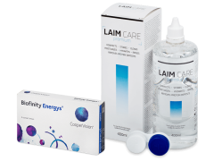 Biofinity Energys (3 lenses) + Laim-Care Solution 400 ml
