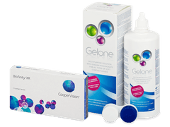 Biofinity XR (3 lenses) + Gelone Solution 360 ml