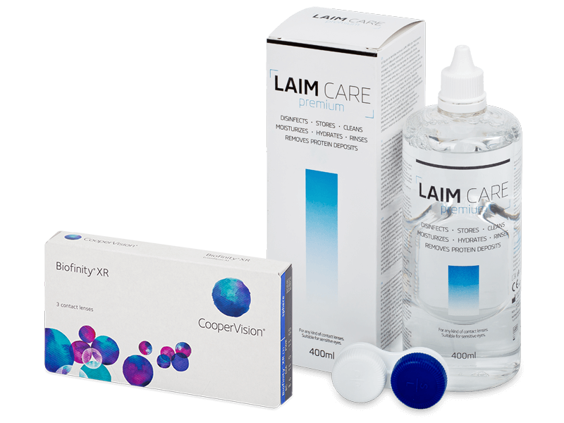 Biofinity XR (3 lenses) + Laim-Care Solution 400 ml