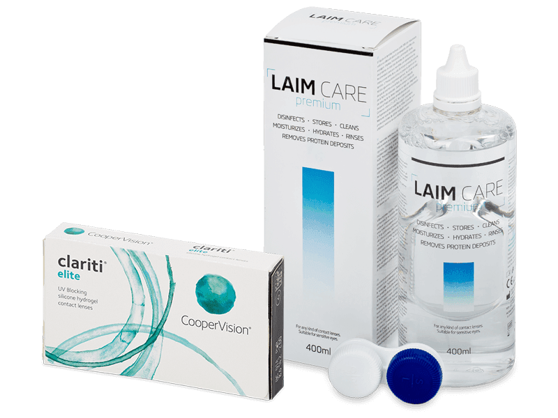 Clariti Elite (6 lenses) + Laim Care Solution 400 ml