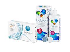 Clariti Toric (6 lenses) + Gelone Solution 360 ml
