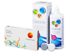 Proclear Multifocal (6 lenses) + Gelone Solution 360 ml