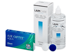 Air Optix Aqua (6 lenses) + Laim Care Solution 400 ml