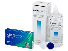 Air Optix Aqua (6 lenses) + Laim Care Solution 400 ml