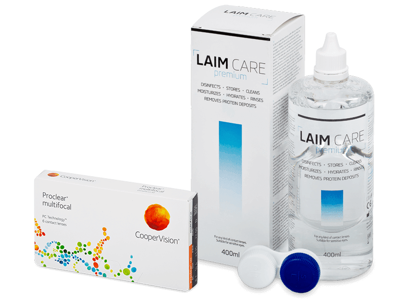 Proclear Multifocal (6 lenses) + Laim Care Solution 400 ml