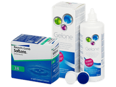 SofLens 38 (6 lenses) + Gelone Solution 360 ml