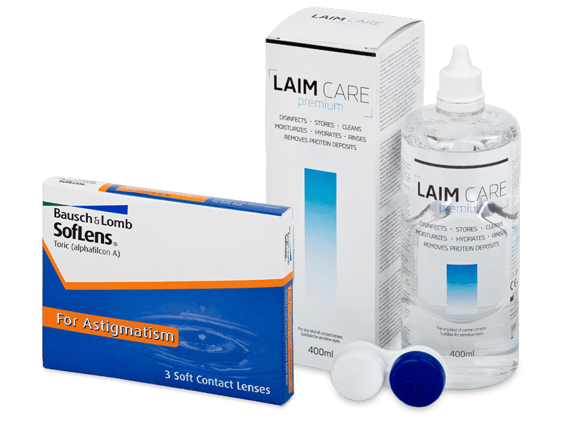 SofLens Toric (3 lenses) + Laim Care Solution 400 ml