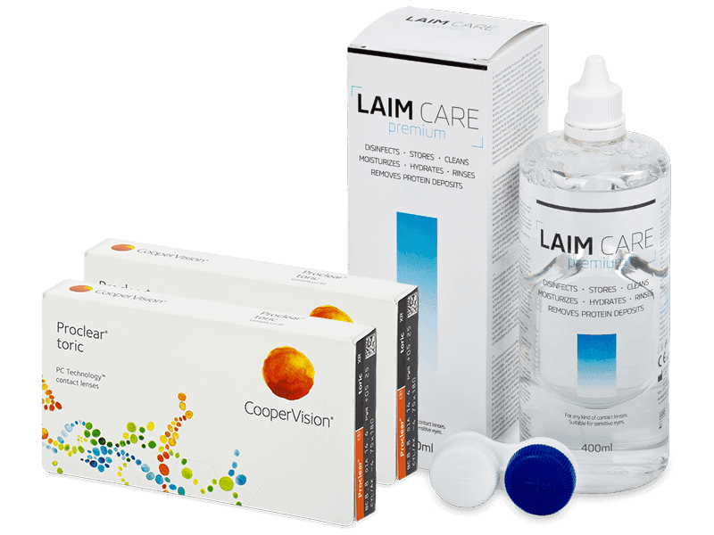 Proclear Toric XR (2x3 lenses) + Laim Care Solution 400 ml