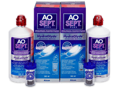 AO SEPT PLUS HydraGlyde Solution 2 x 360 ml 