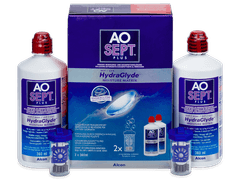 AO SEPT PLUS HydraGlyde Solution 2 x 360 ml 